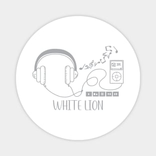 White Lion Magnet
